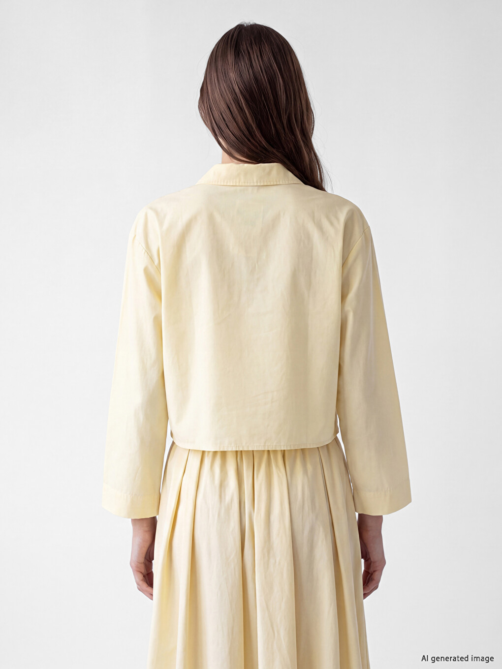 Front Tie Embroidered Women's Shirt-3