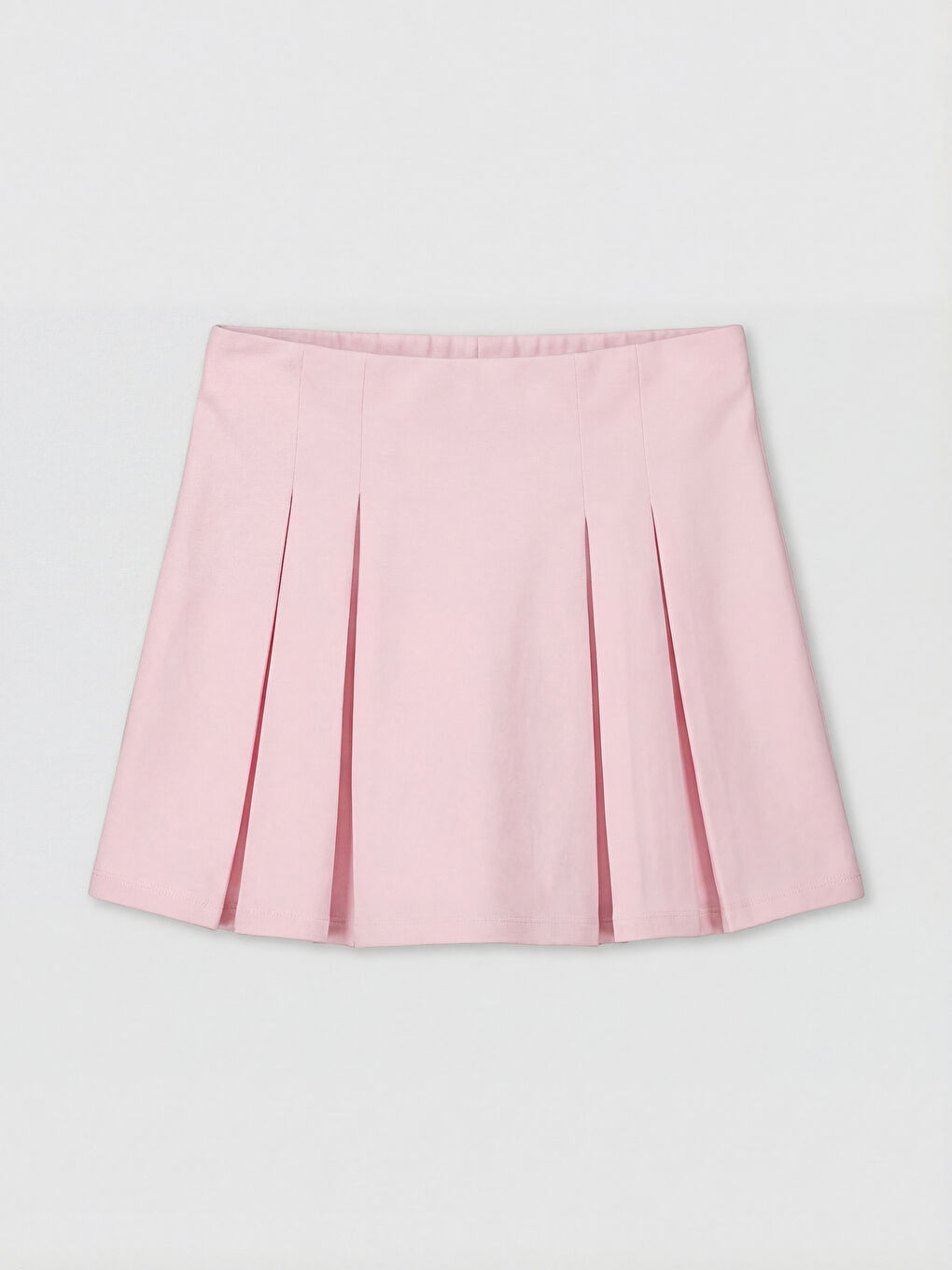 Ekru Baskılı Kız Çocuk Tişört ve Şort Etek-3