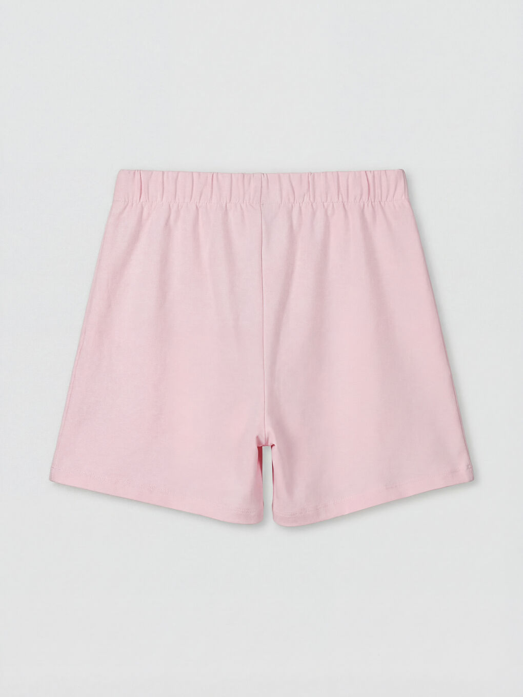 Ekru Baskılı Kız Çocuk Tişört ve Şort Etek-4