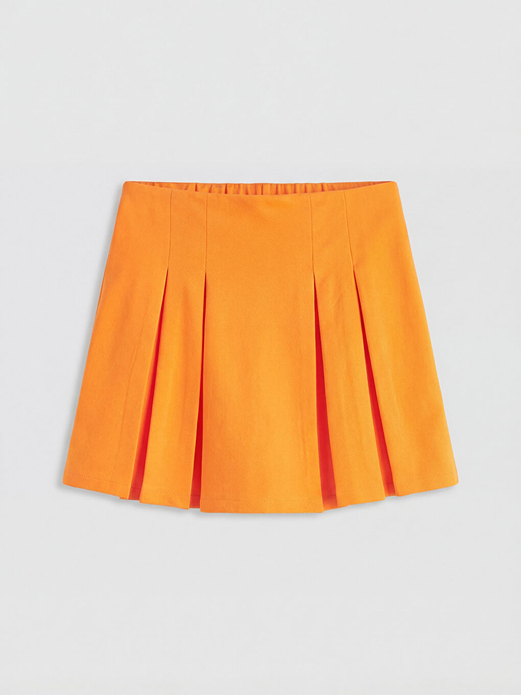 Ekru Baskılı Kız Çocuk Tişört ve Şort Etek-3