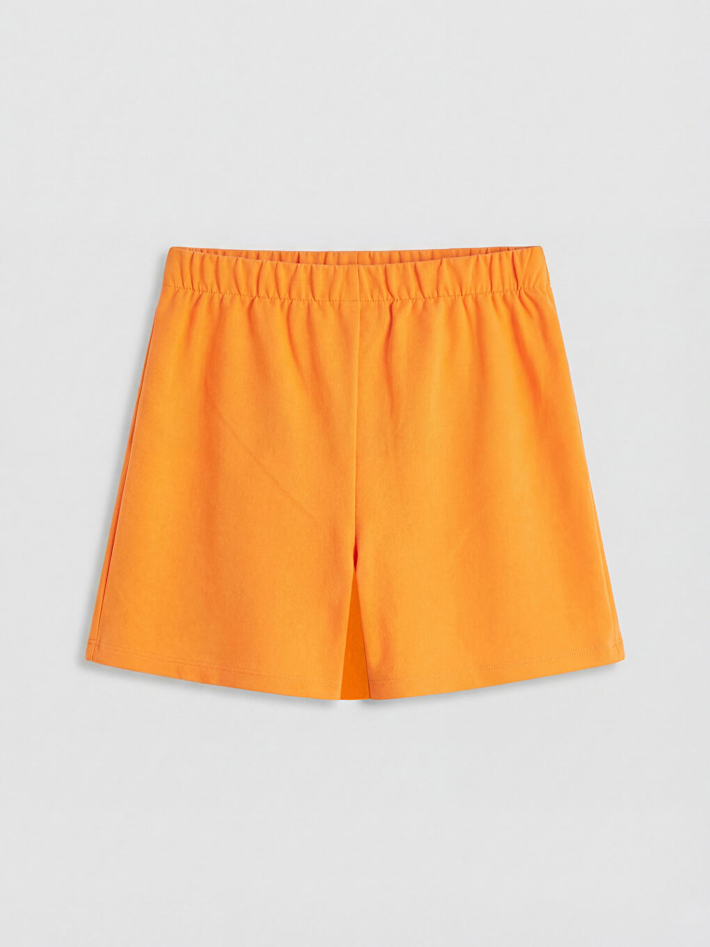 Ekru Baskılı Kız Çocuk Tişört ve Şort Etek-4