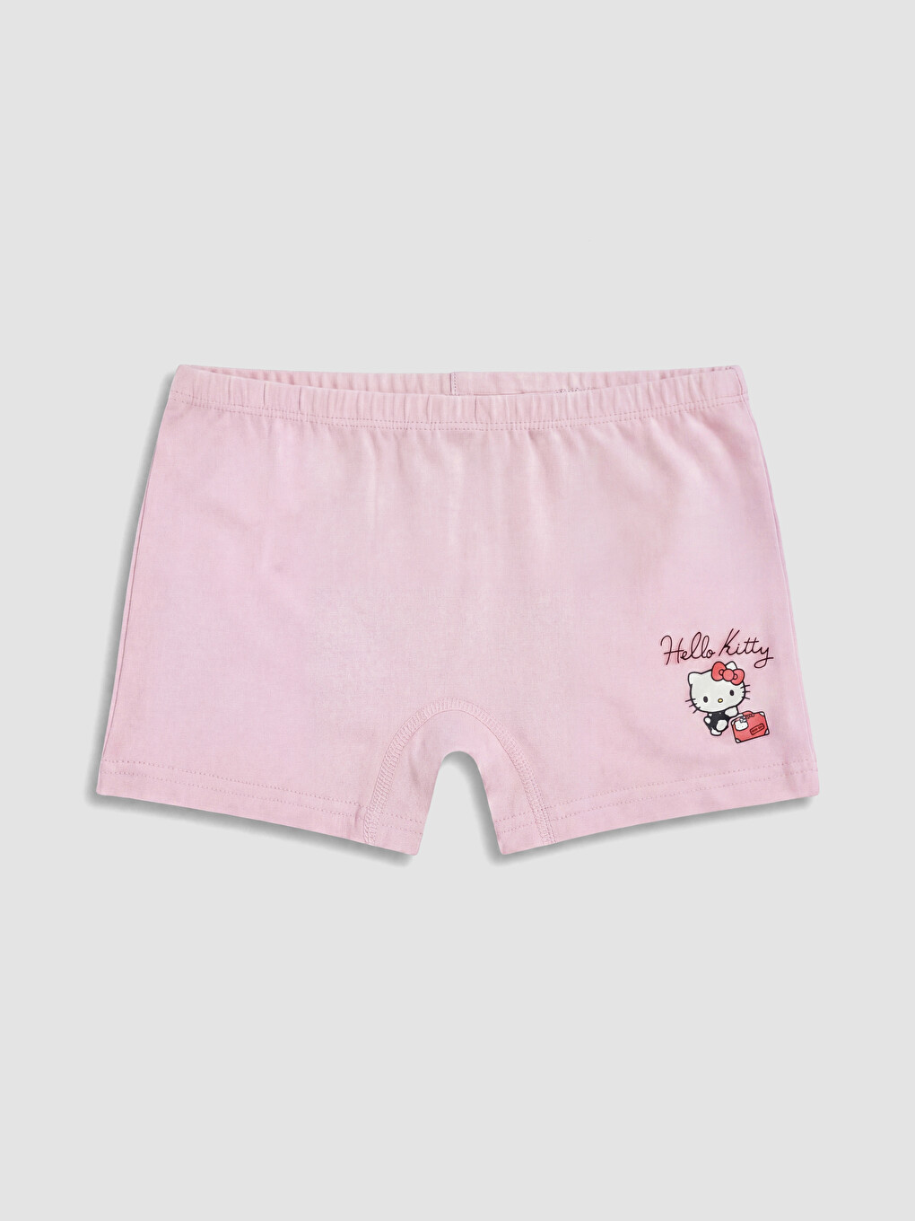 Pembe Hello Kitty Baskılı Kız Çocuk Boxer