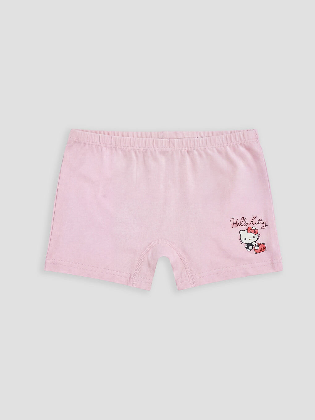 Pembe Hello Kitty Baskılı Kız Çocuk Boxer 3'lü-2