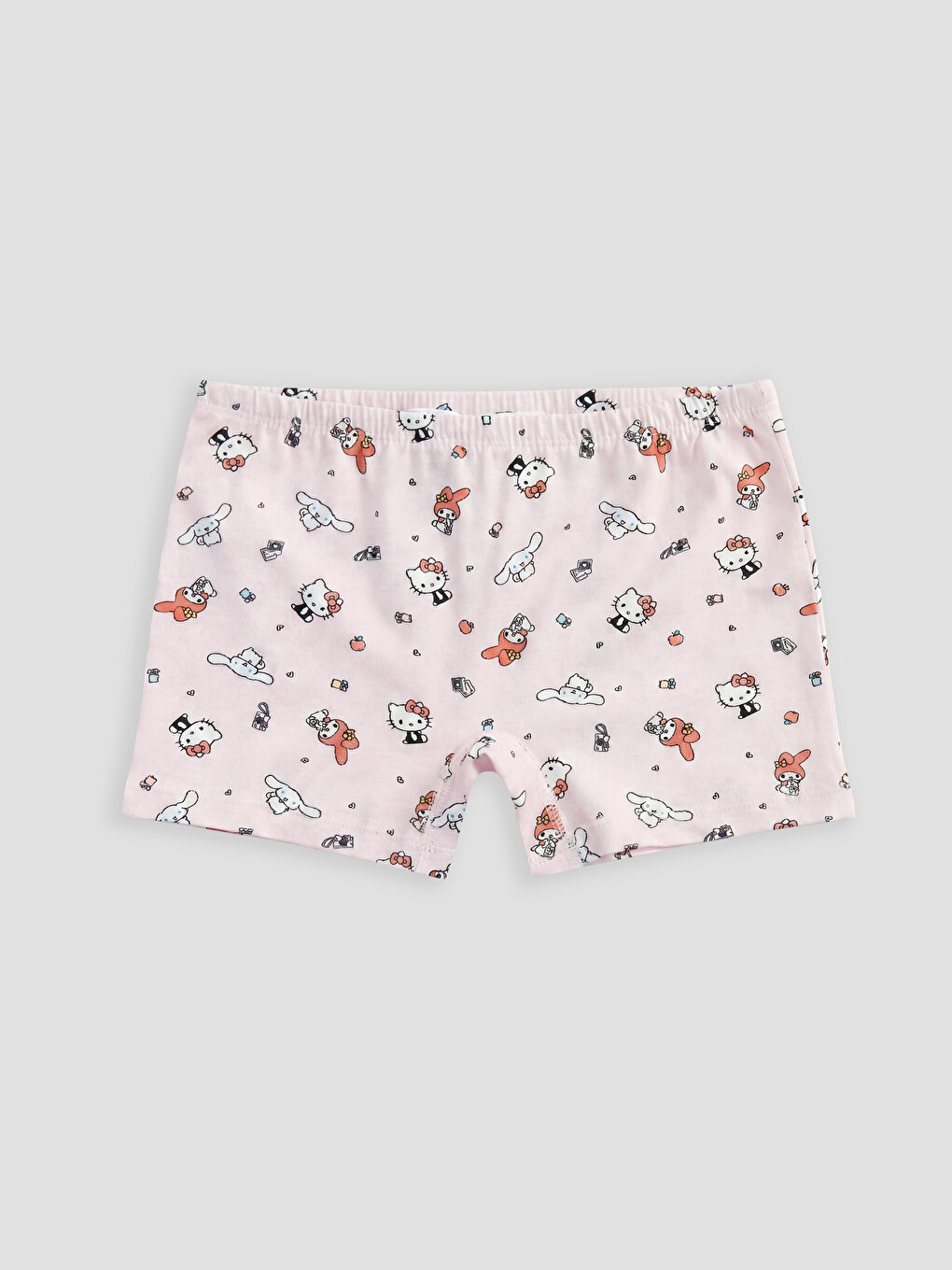 Pembe Hello Kitty Baskılı Kız Çocuk Boxer 3'lü-3