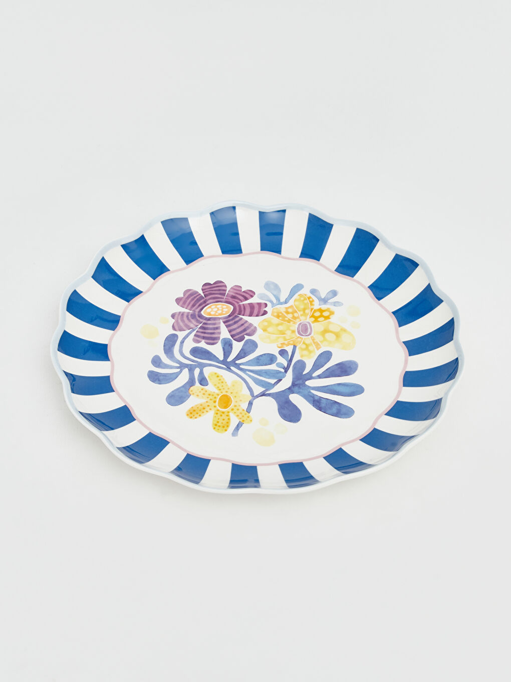 Разноцветный Тарелка-1