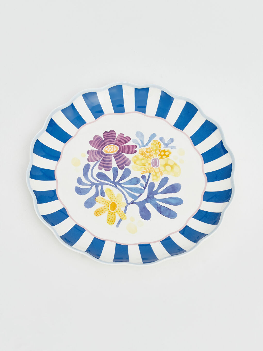 Разноцветный Тарелка-2