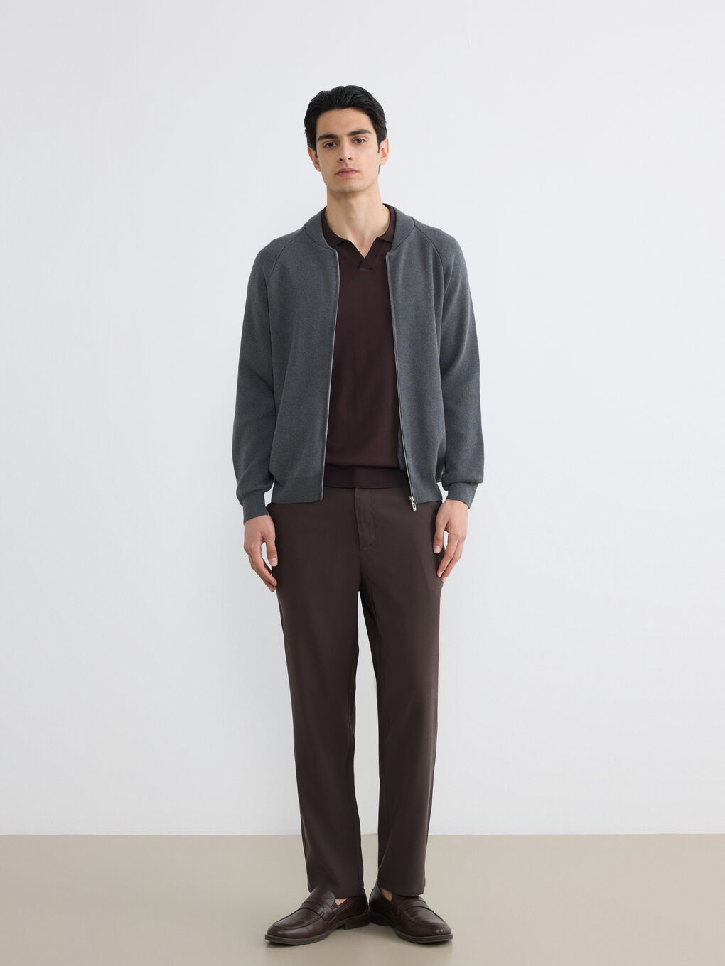 كارديجان رجالي بكولاج كلاسيك فيت بكولاج محبوك-1