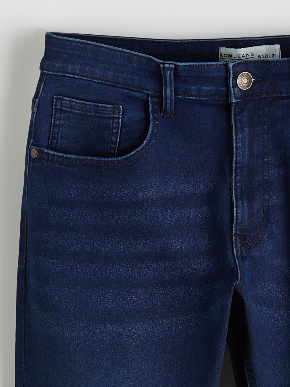 Мъж Индиго Дънки-6