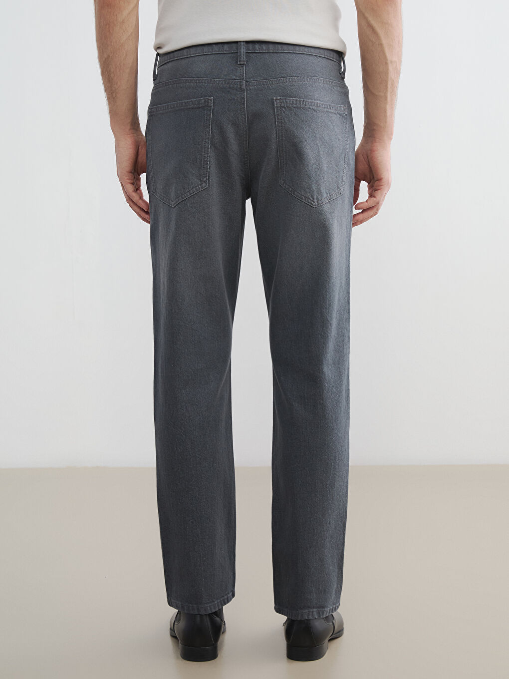 Мъж Сиво Дънки-3