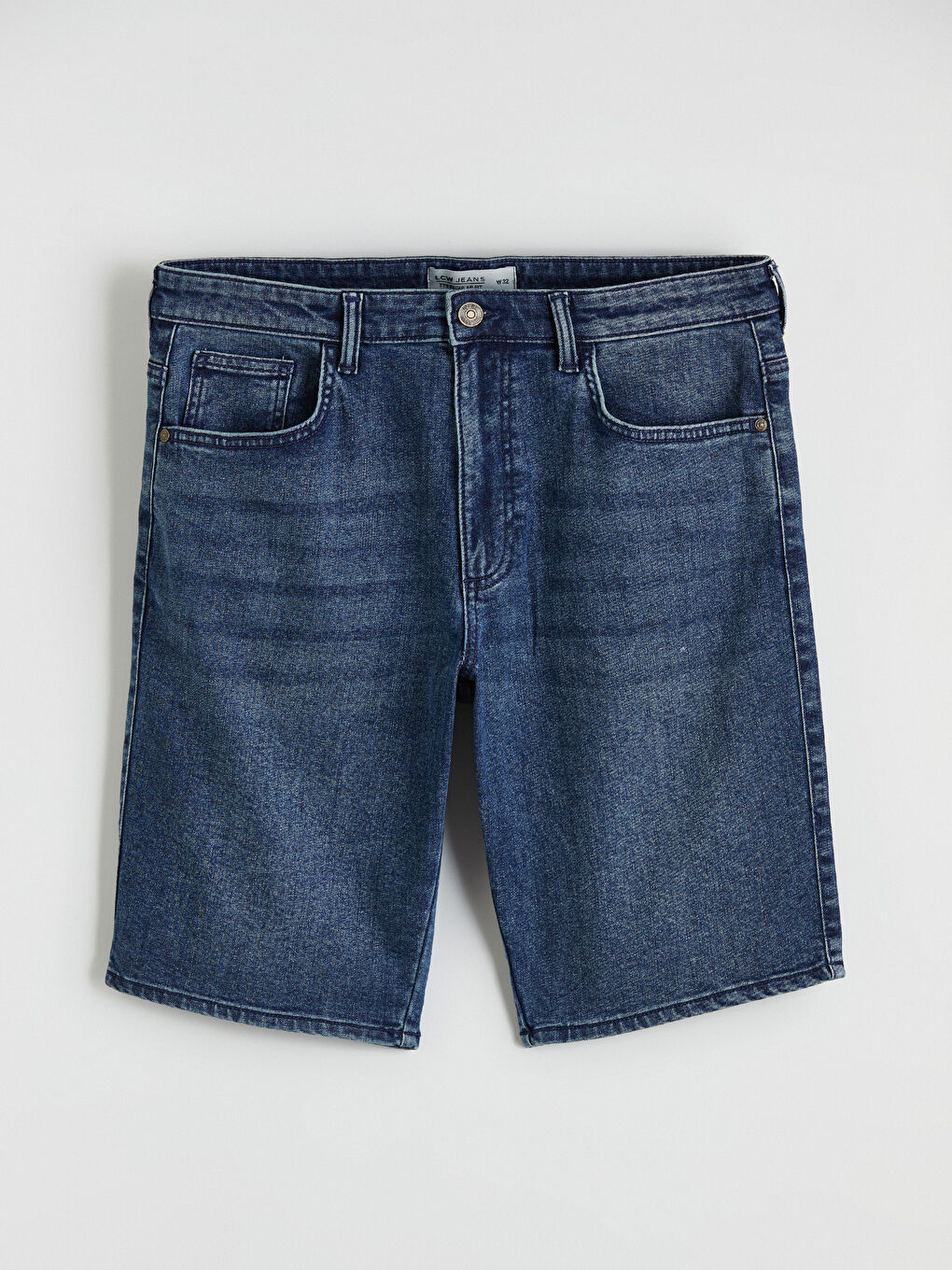 Pantaloni scurți din denim ALBASTRU Bărbat-4