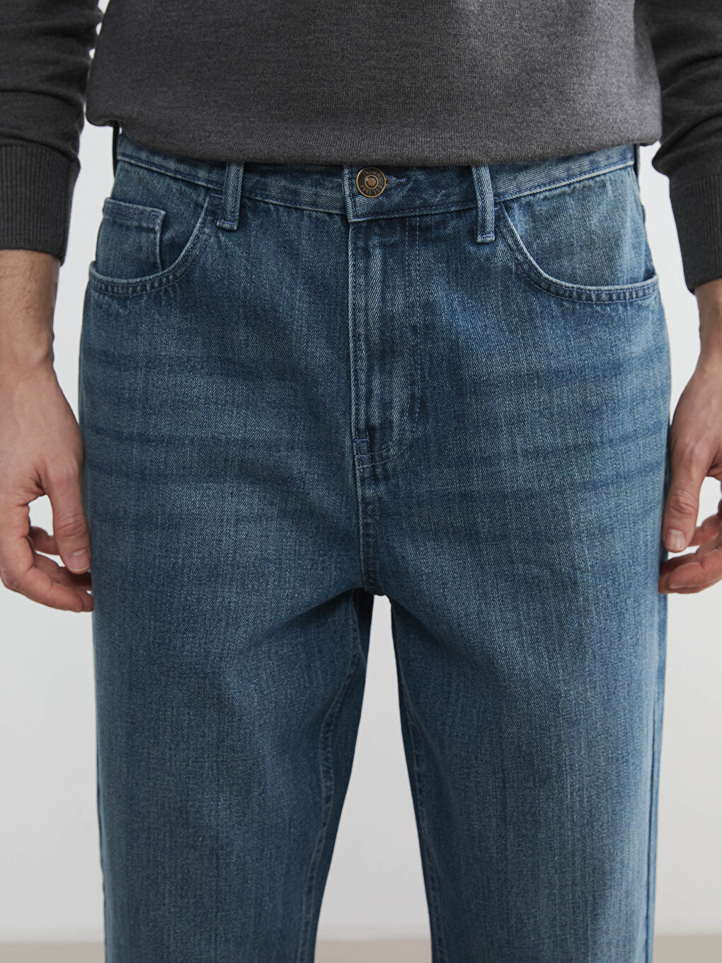 710 Loose Fit Erkek Jean Pantolon-2