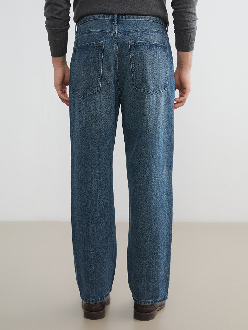 710 Loose Fit Erkek Jean Pantolon-3