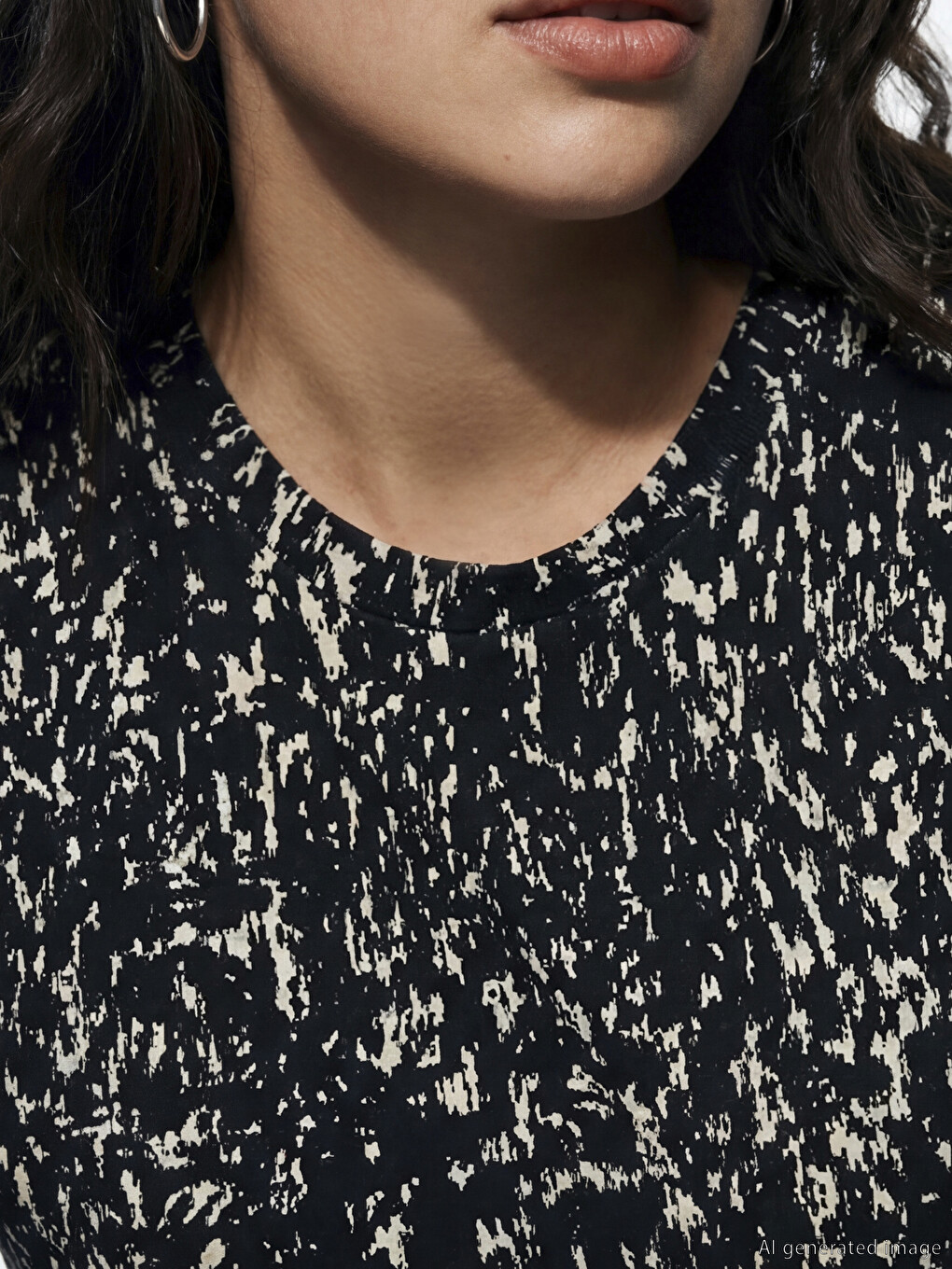 Woman Black T-Shirt-2