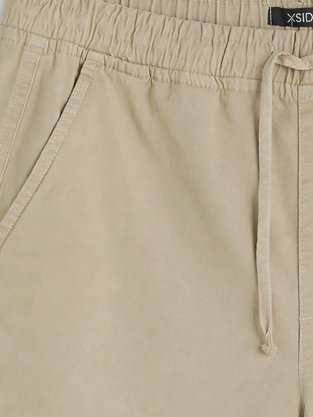Ekru Regular Fit Gabardin Erkek Şort-2