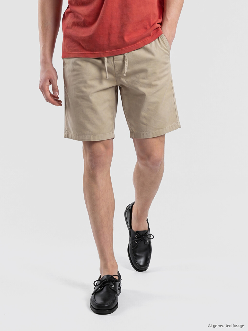 Regular Fit Gabardine Men's Shorts