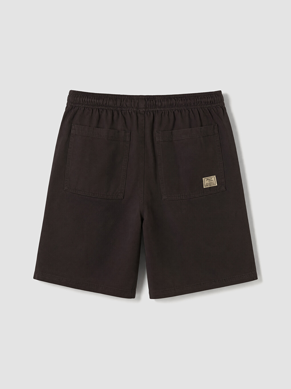 Antrasit Regular Fit Gabardin Erkek Şort-6