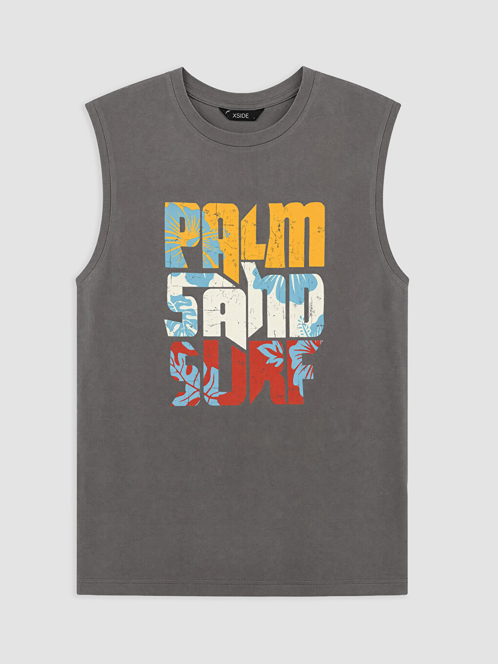 Man Grey Tank Top