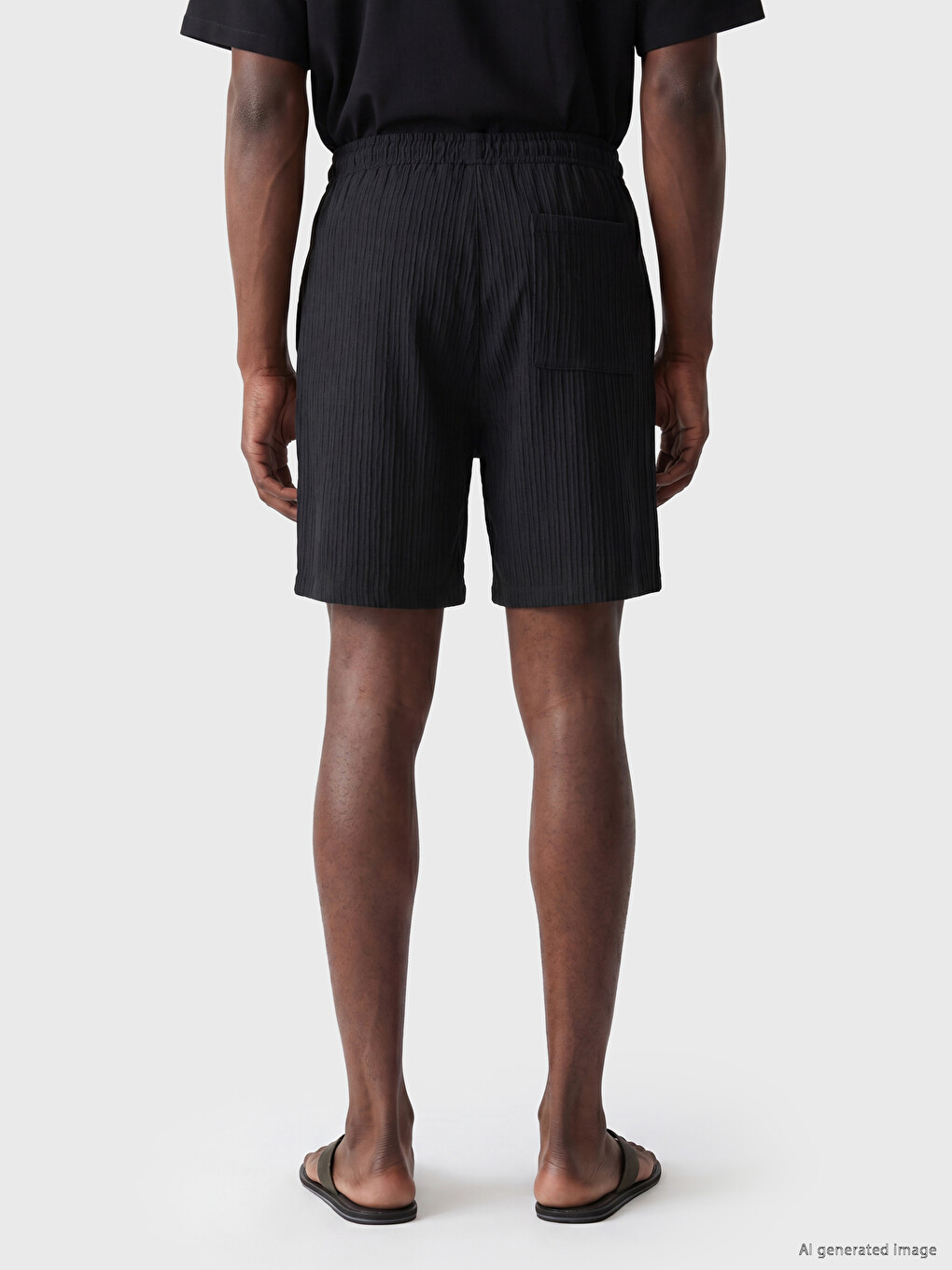 Man Black Shorts-3