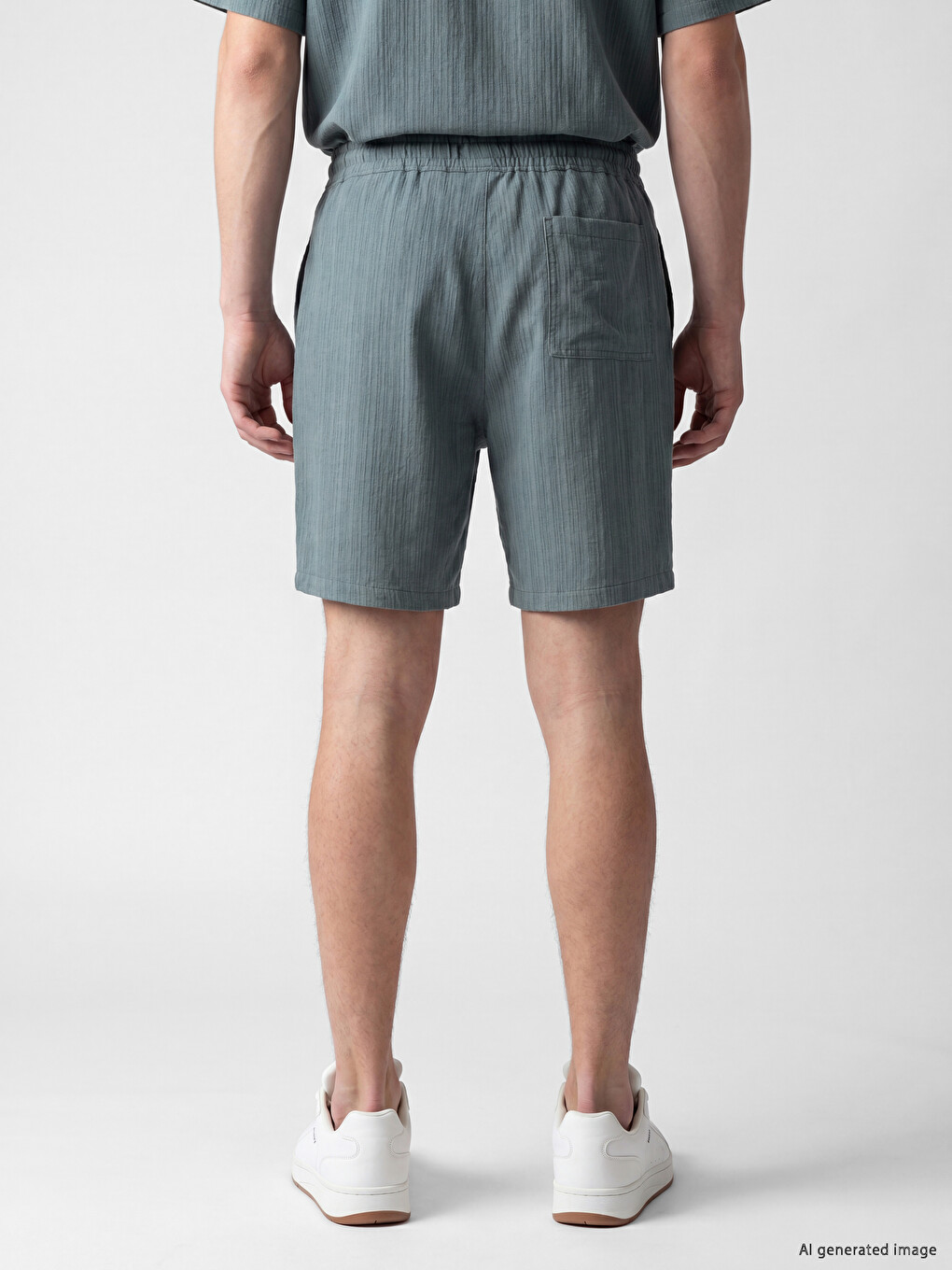 Relax Fit Crinkle Men's Shorts-3