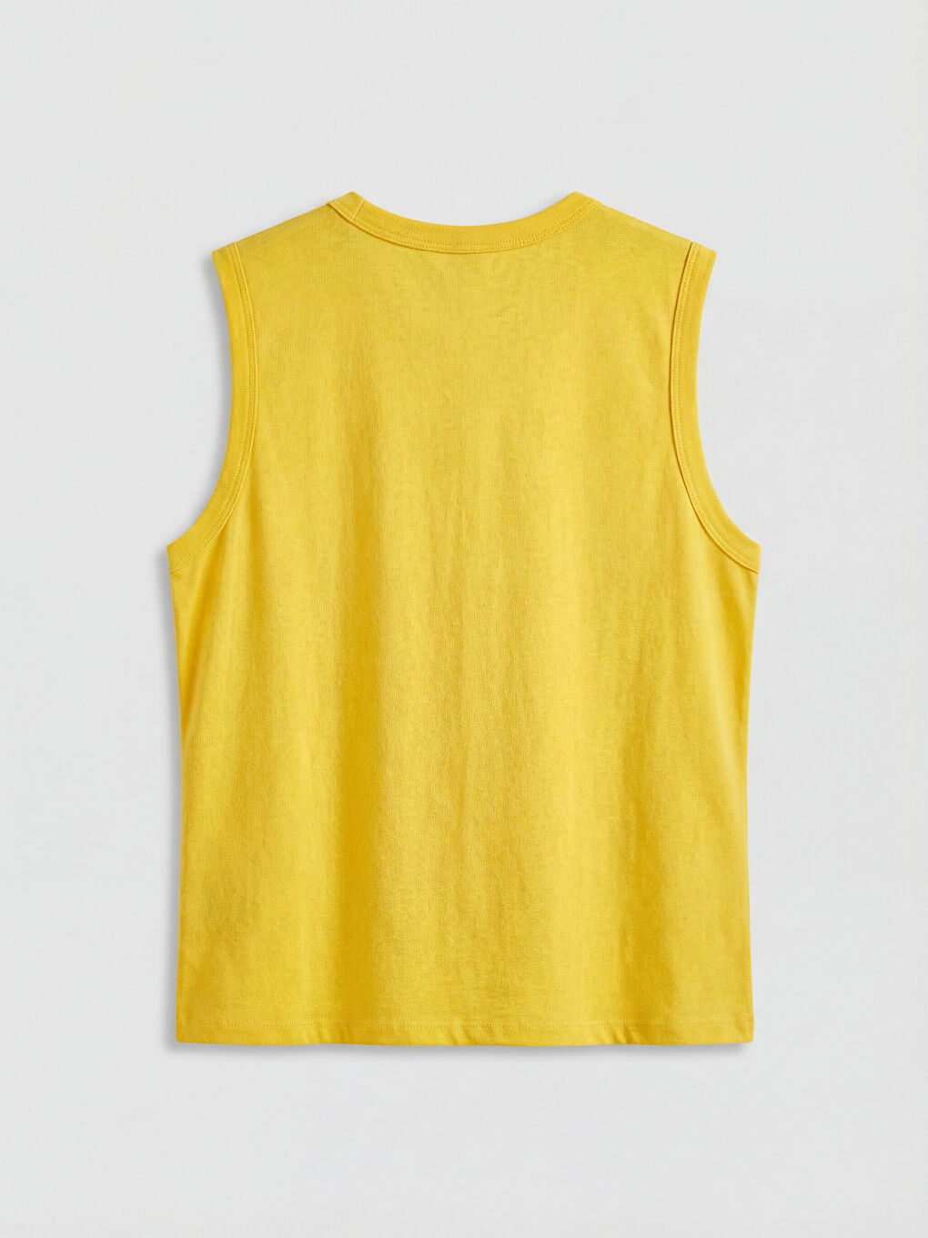 Sarı Bisiklet Yaka Miami Baskılı Erkek Çocuk Atlet-1