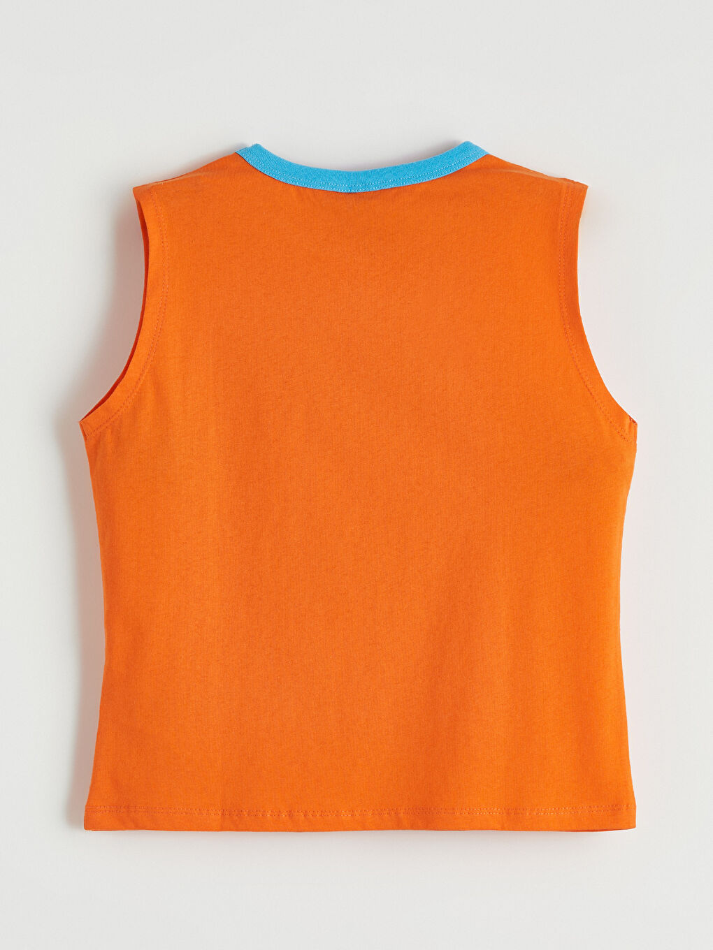 Turuncu Erkek Çocuk Baskılı Atlet-2