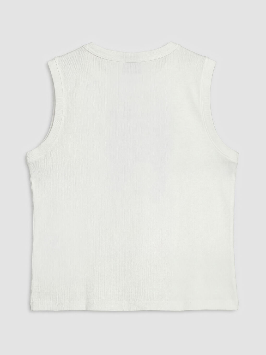 Ekru Bisiklet Yaka Baskılı Erkek Çocuk Atlet-1