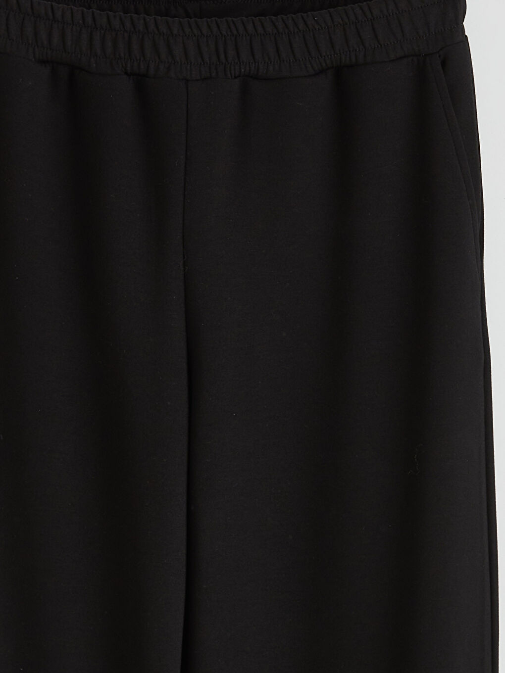Siyah Beli Lastikli Soft Touch Kadın Jogger Eşofman Altı-5