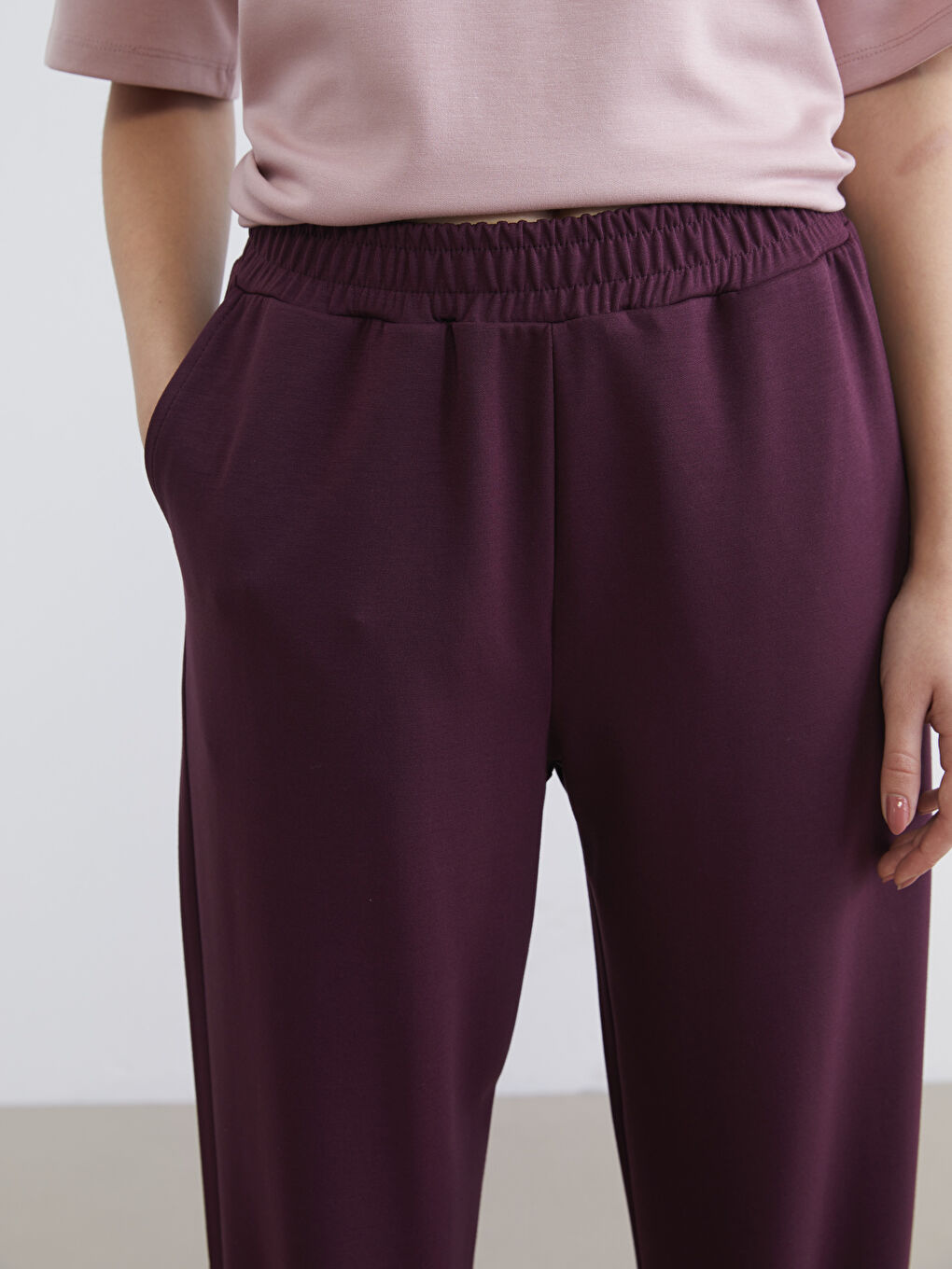 Elastic-Waist Soft Touch Joggers-2