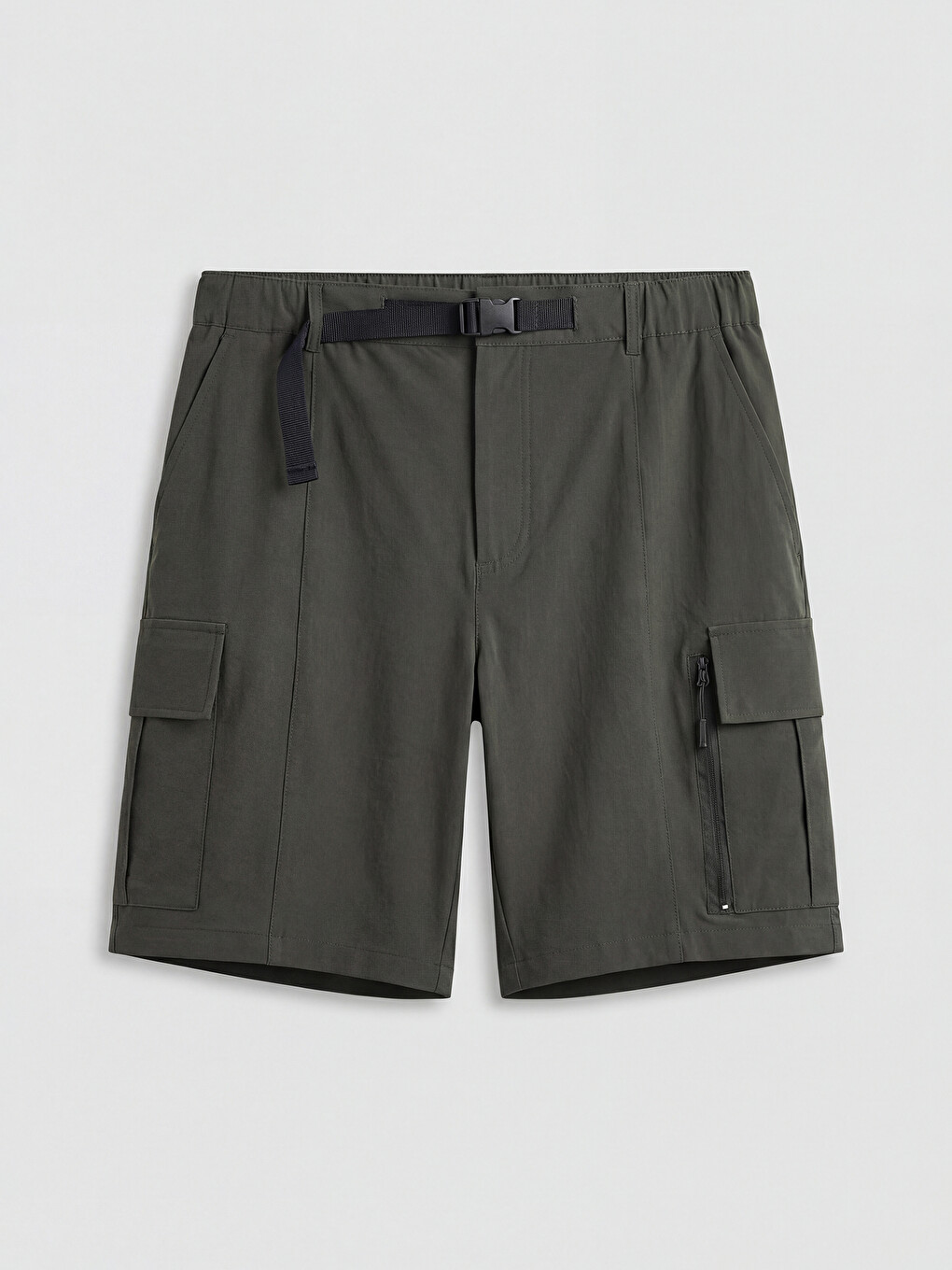 Man Khaki Shorts-4