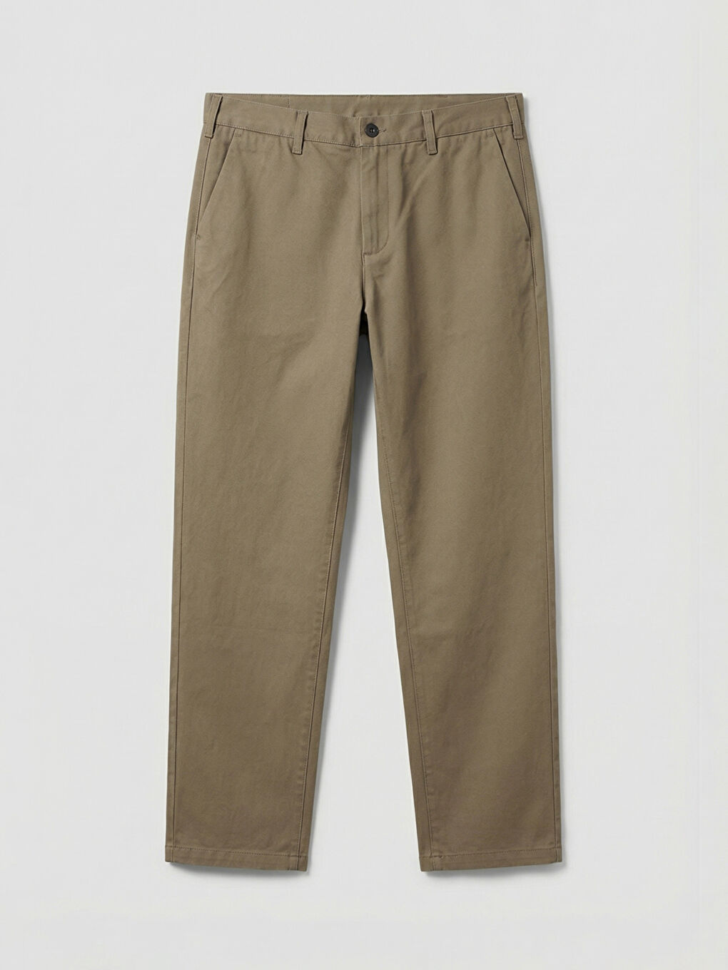 Haki Standart Kalıp Armürlü Erkek Pantolon