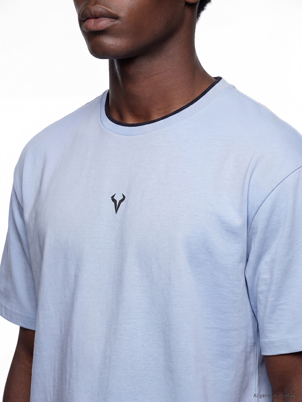 T-shirt de sport pour homme à col rond-2