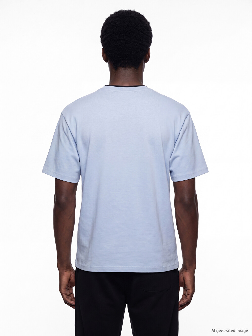 T-shirt de sport pour homme à col rond-3