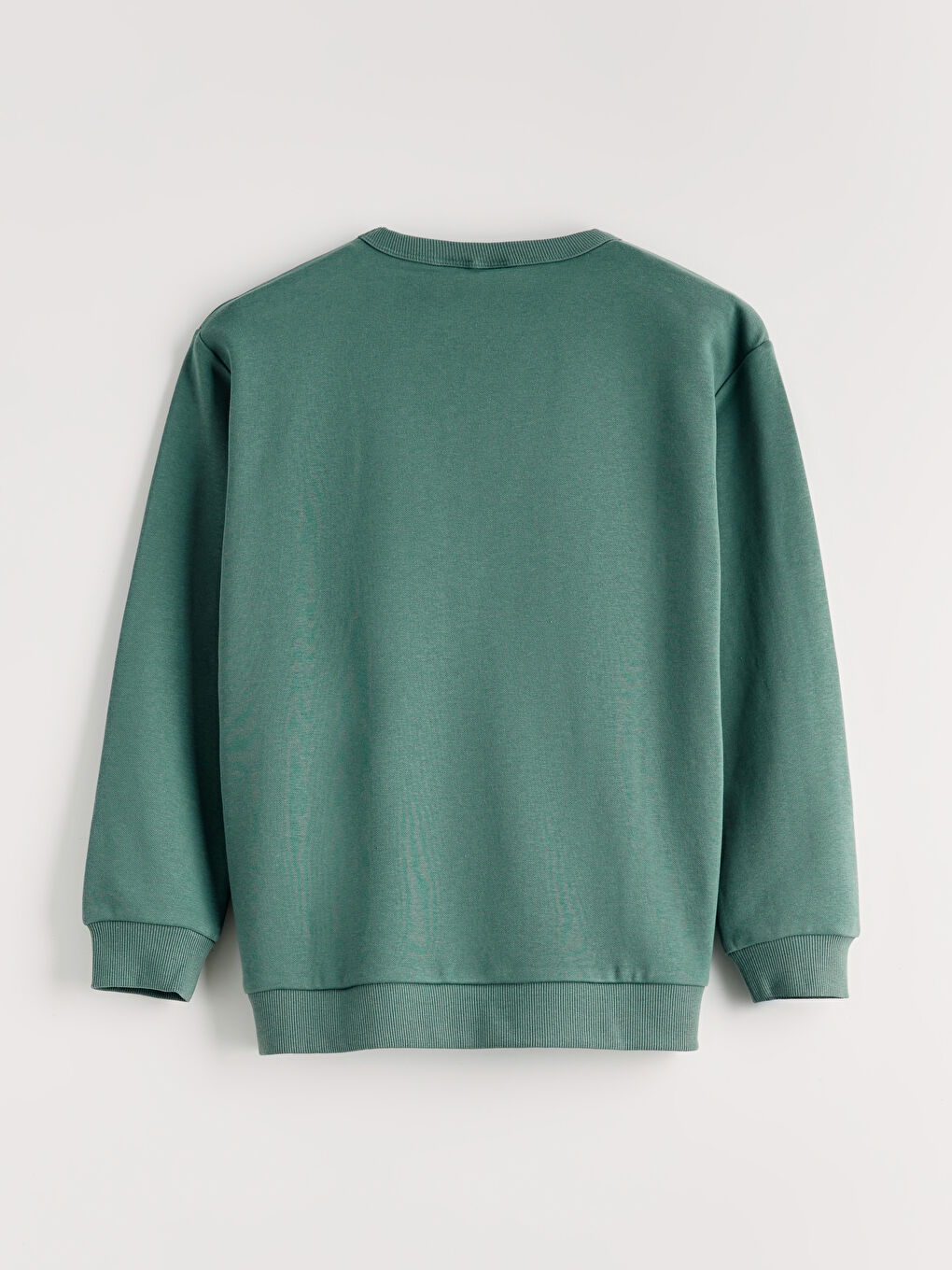 Erkek Çocuk Bisiklet Yaka Sünger Bob Baskılı Kalın Sweatshirt-3