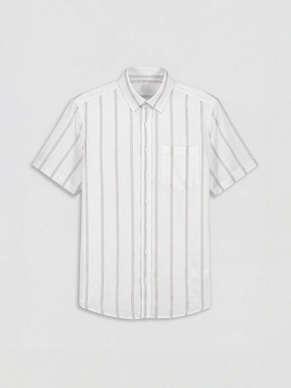 Regular Fit Striped Men's Shirt-1