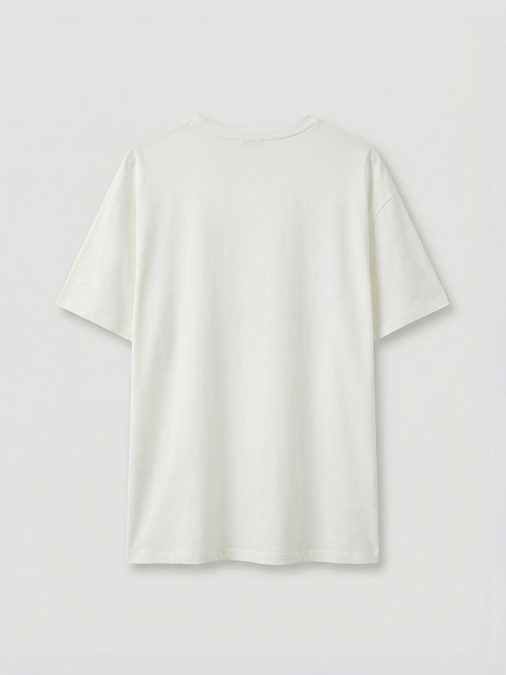 Ekru Baskılı Oversize Kadın Pijama Üst-4
