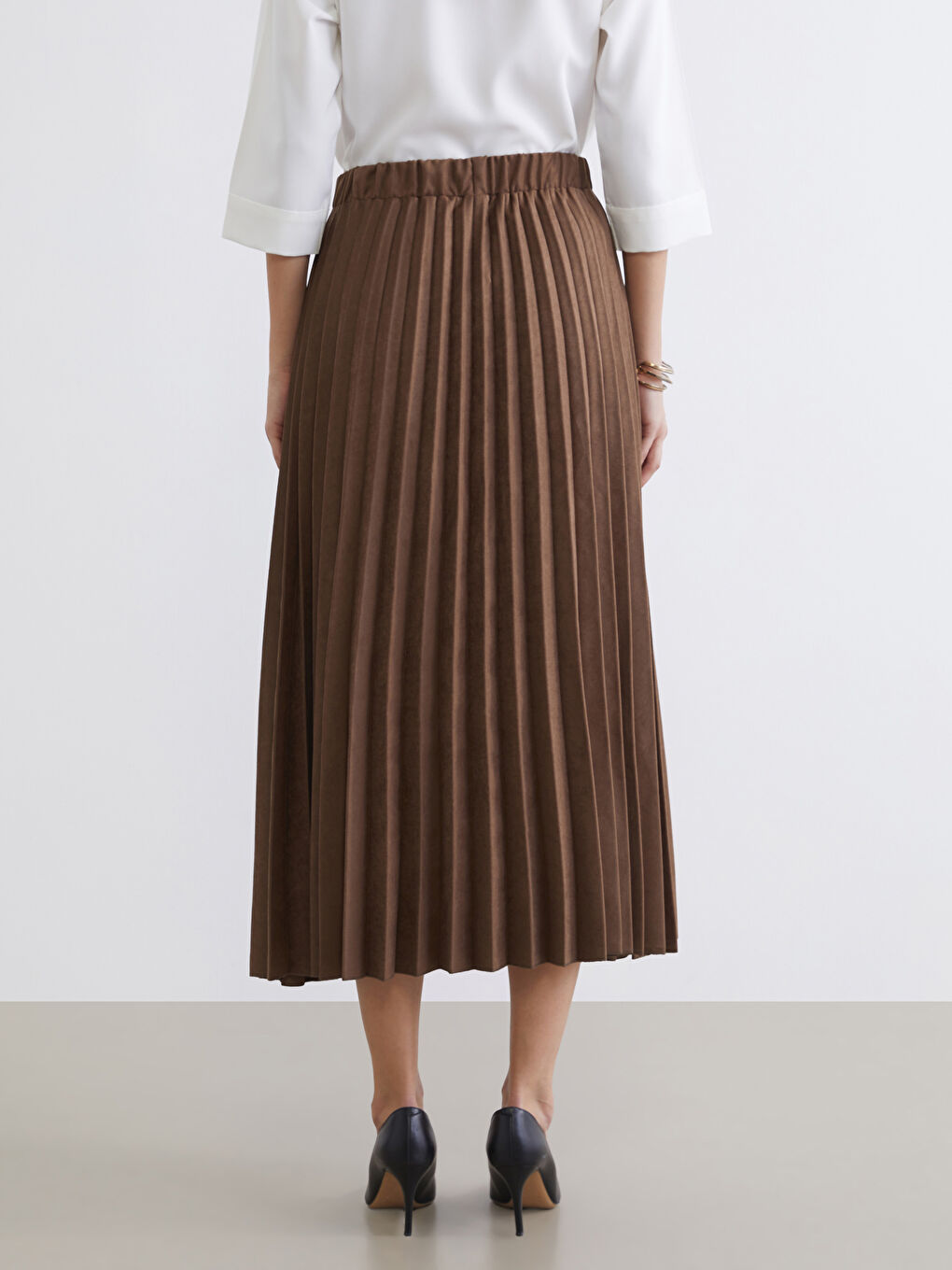 ქალი ბეჟი ქვედაბოლო-3