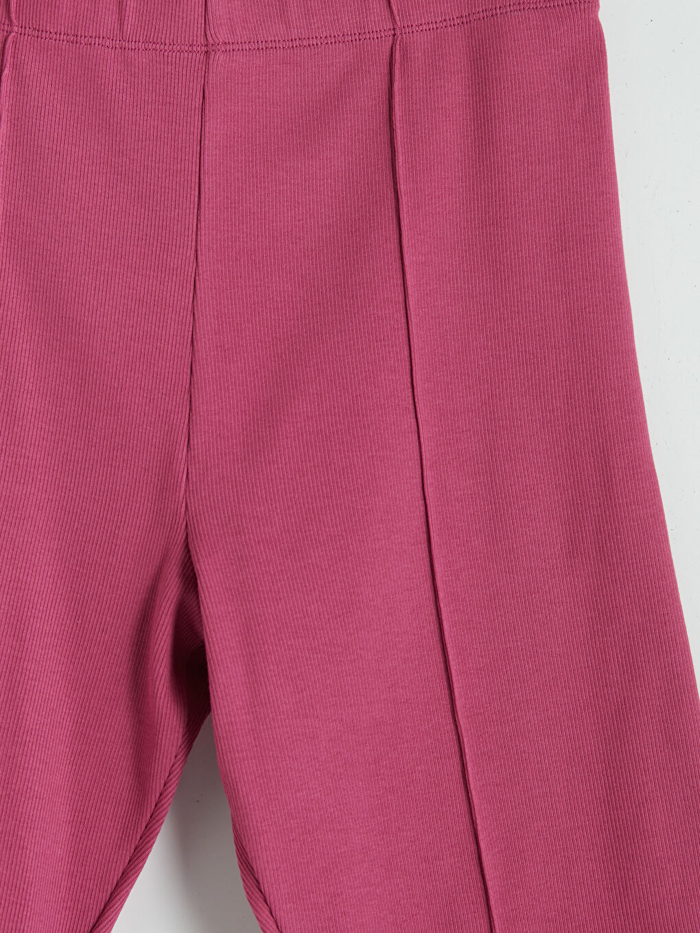 Ribbed Girls' Short Leggings-2