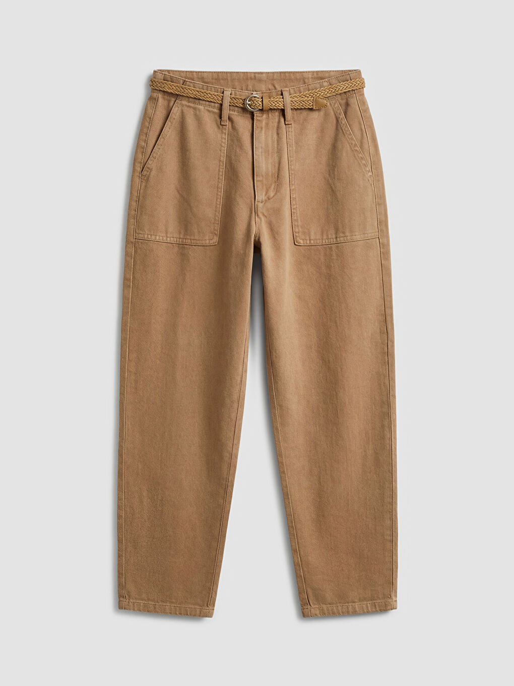 Woman BROWN Jeans-4