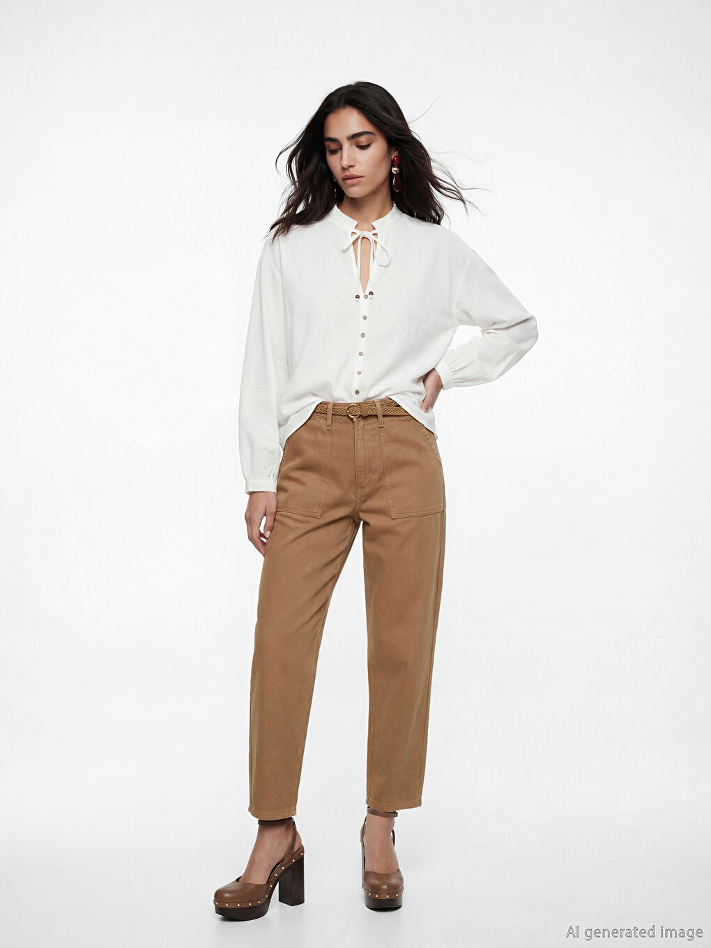 Woman BROWN Jeans