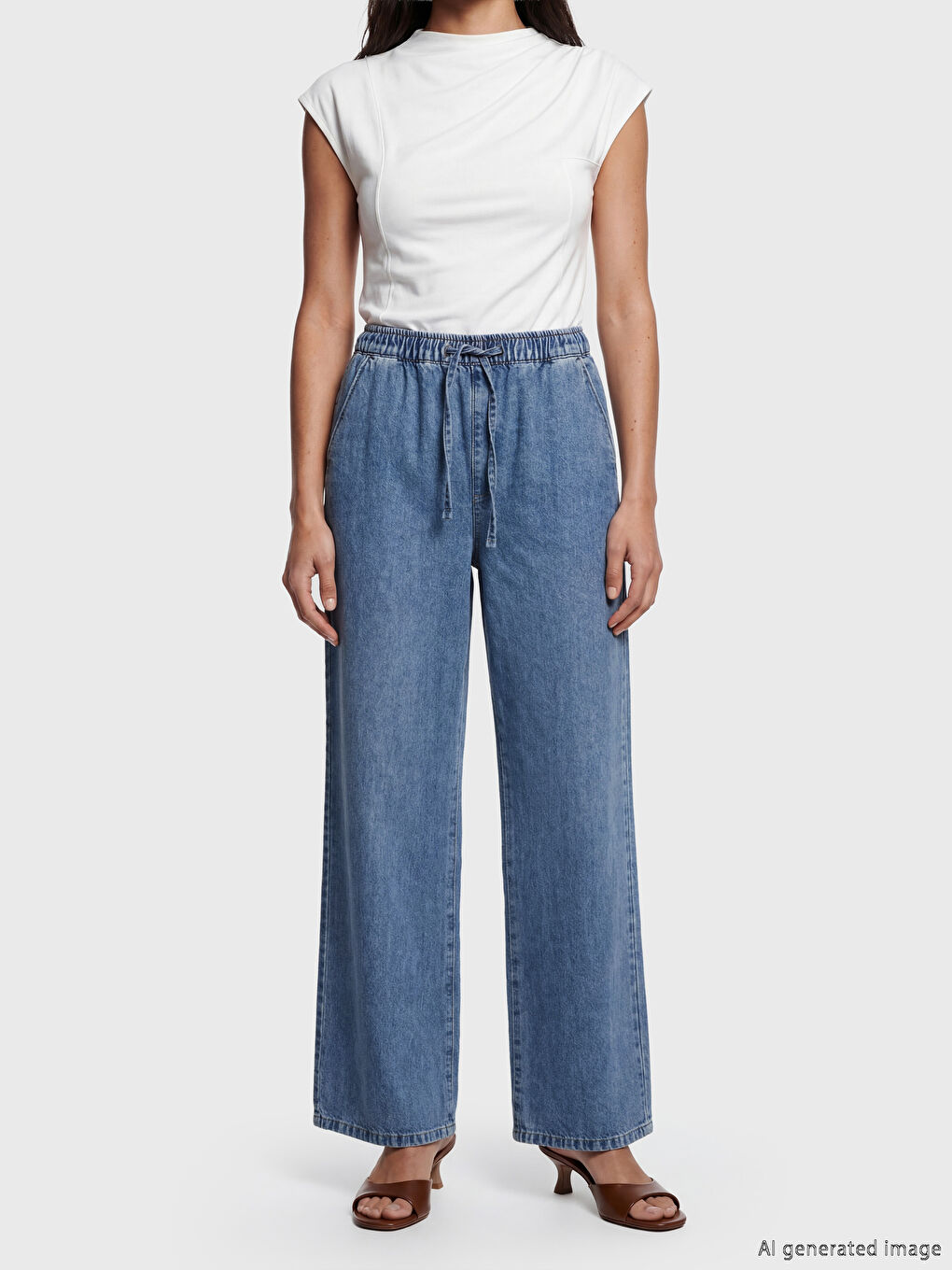 Wideleg Women's Jeans-1