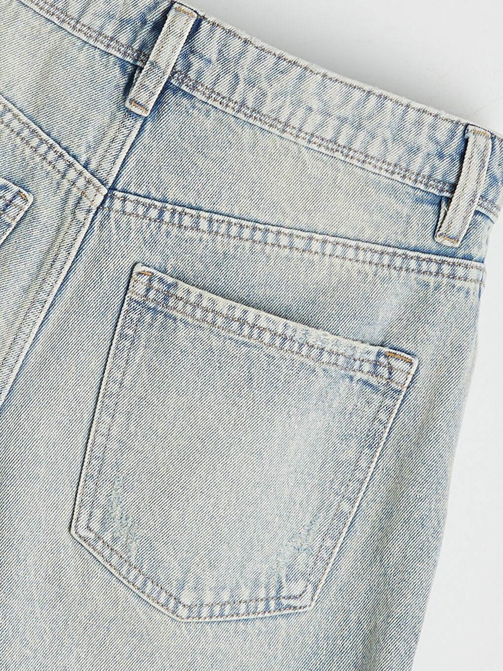 Woman INDIGO Denim Shorts-4