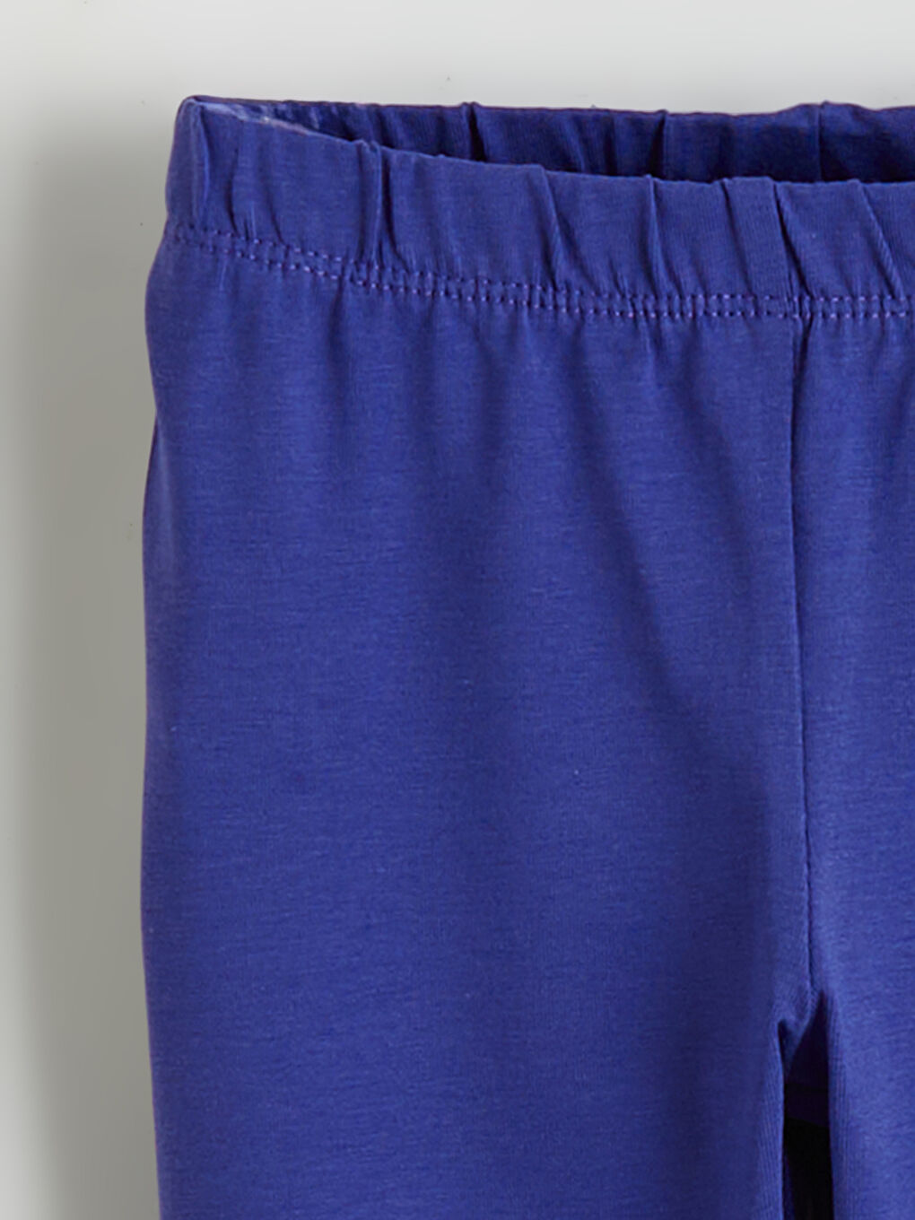 Mor Beli Lastikli Kız Çocuk Tayt	-1