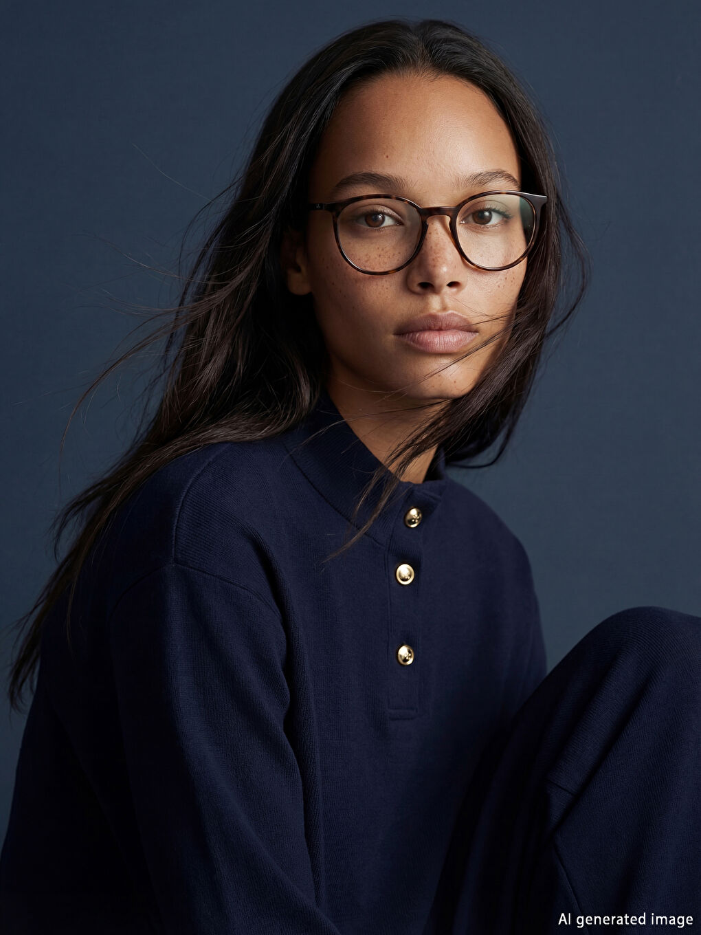 Tunique en Sweatshirt à Col Cheminée pour Femmes