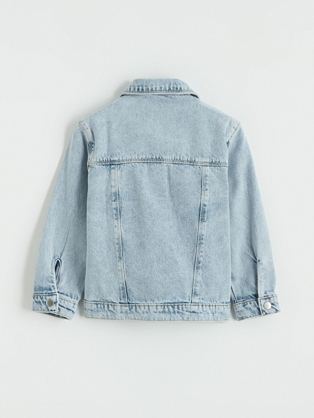 İndigo  Nakışlı Kız Çocuk Jean Ceket-2