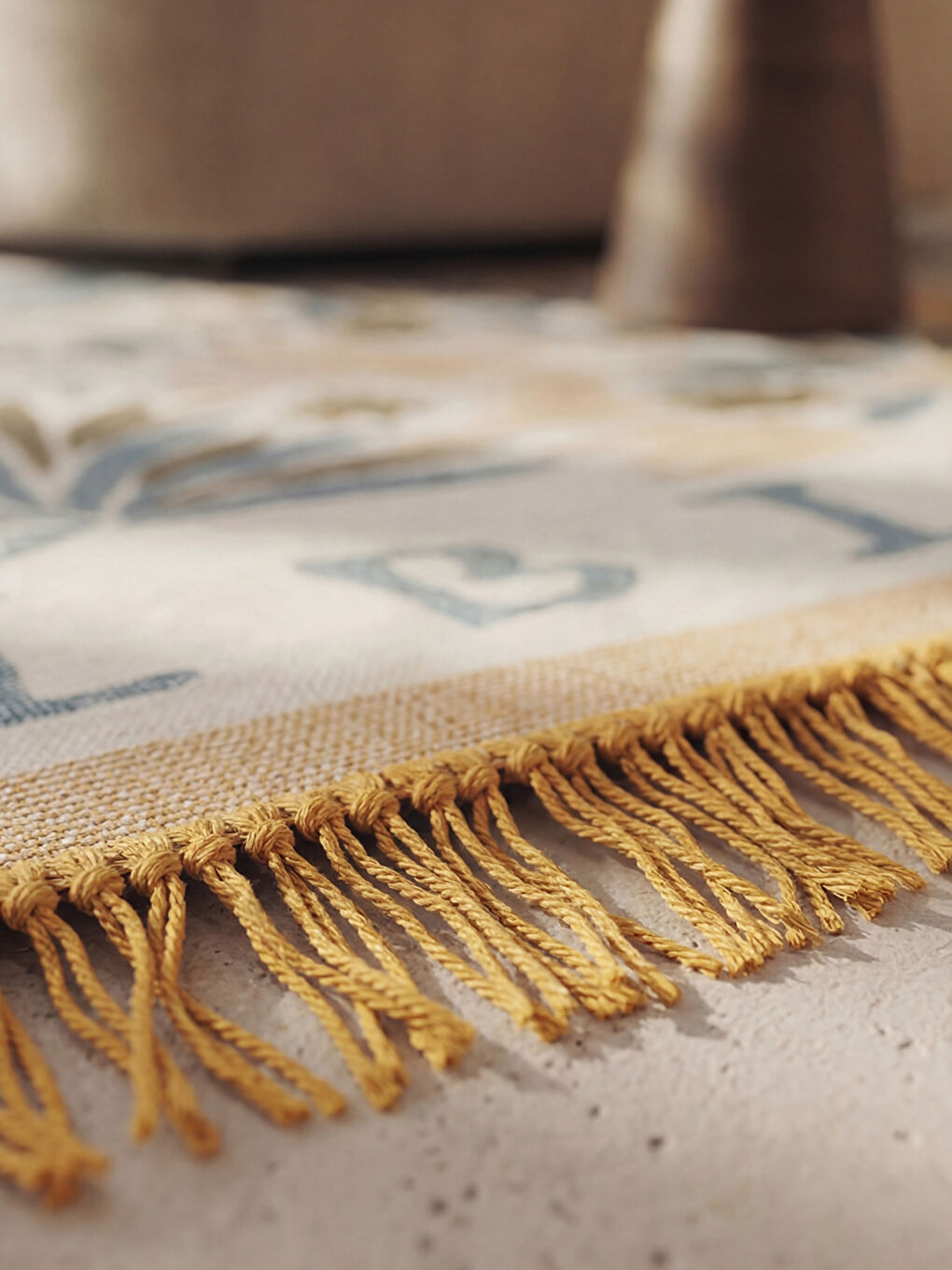 Karışık Püsküllü Halı 80x150 cm-3