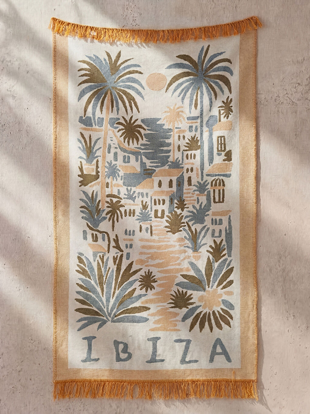 Karışık Püsküllü Halı 80x150 cm-1