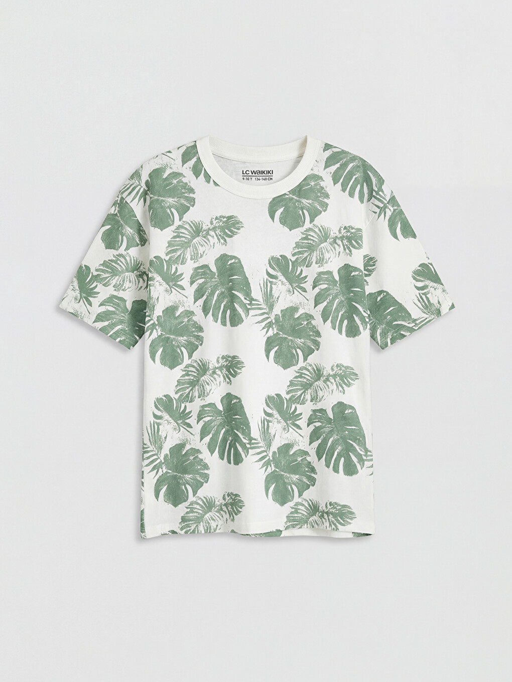 Patterned Boys' T-Shirt and Shorts-2