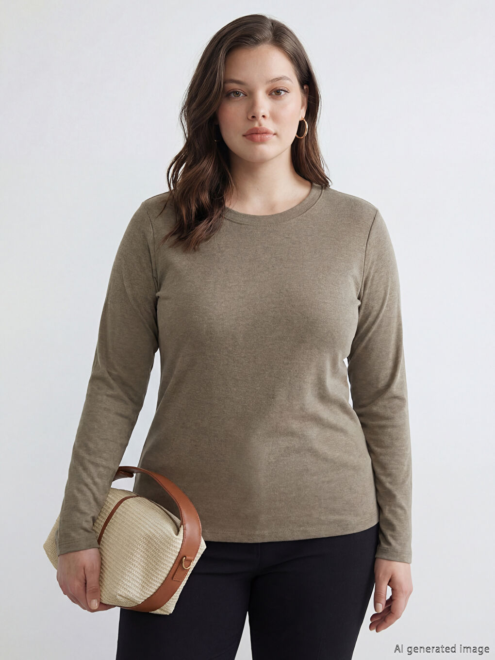 Crew Neck Women's T-Shirt-1