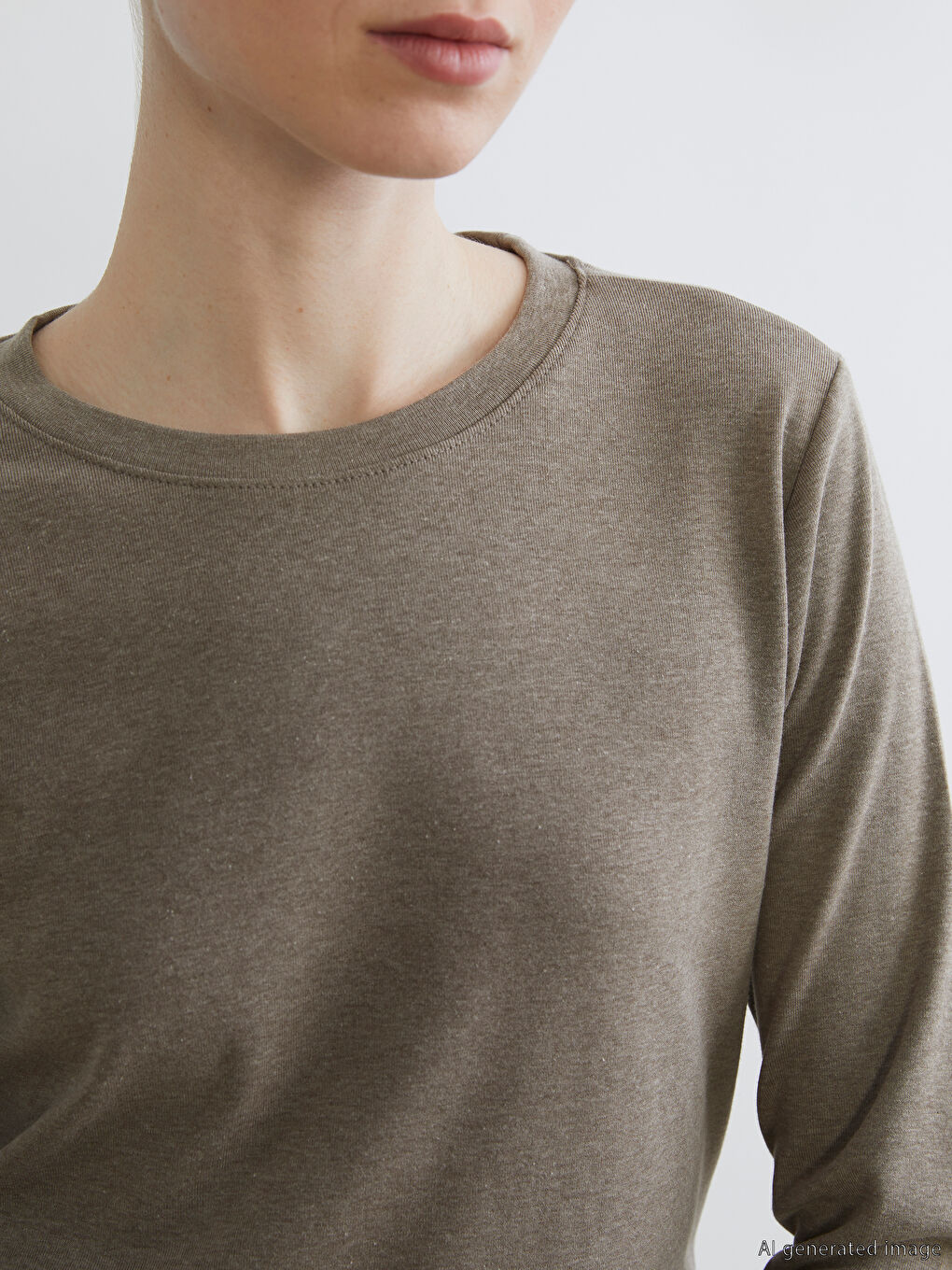 Crew Neck Women's T-Shirt-4