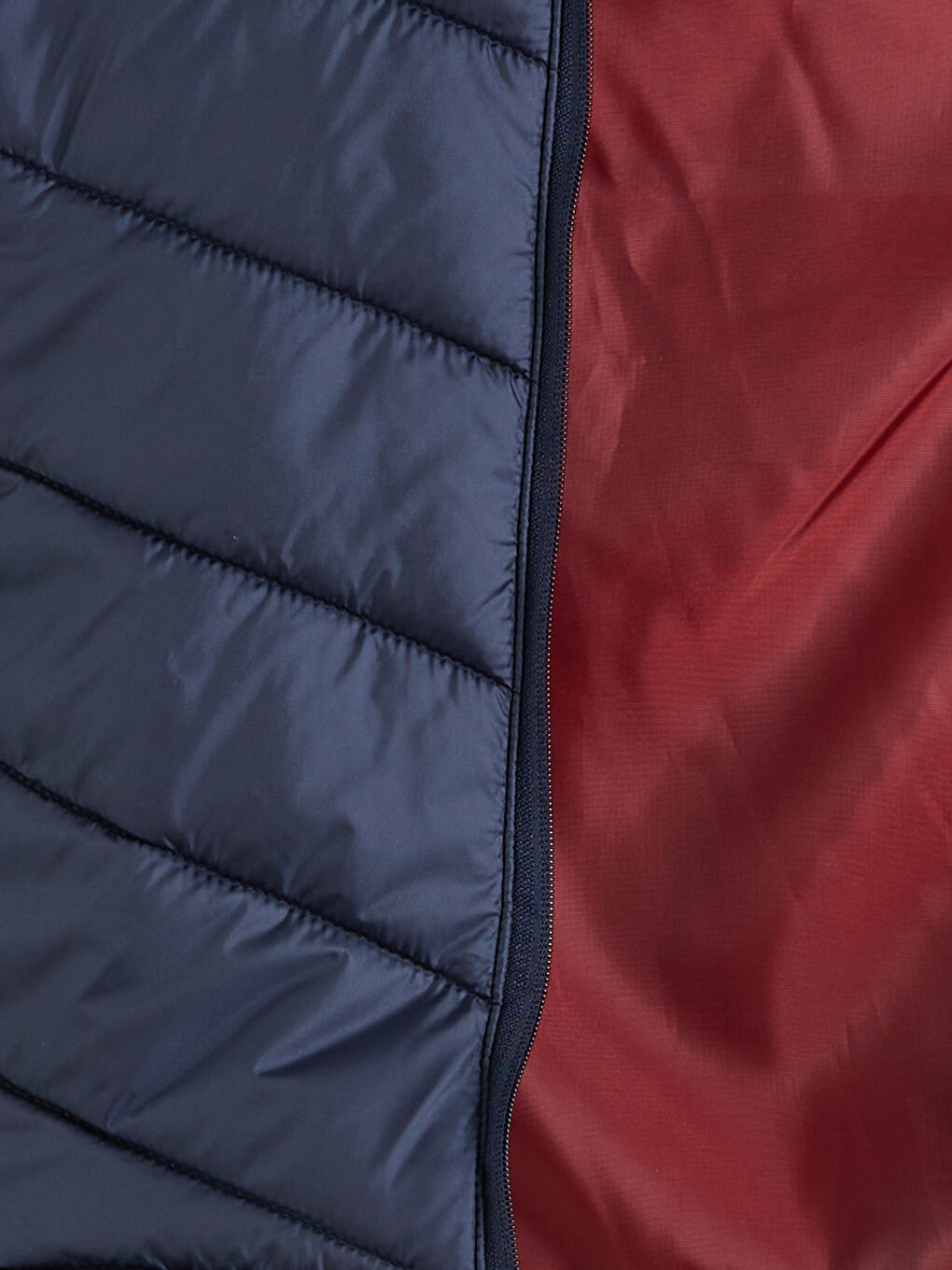 Lacivert Kapüşonlu FC Barcelona Baskılı Erkek Çocuk Şişme Yelek-1